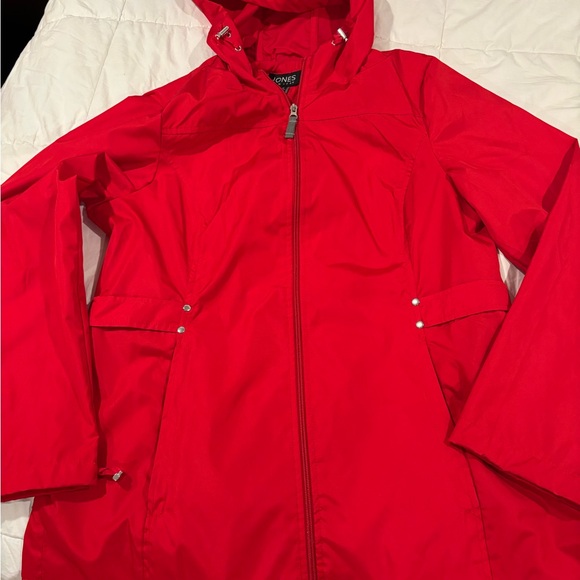 Women's Red windbreaker Jacket - Picture 1 of 9